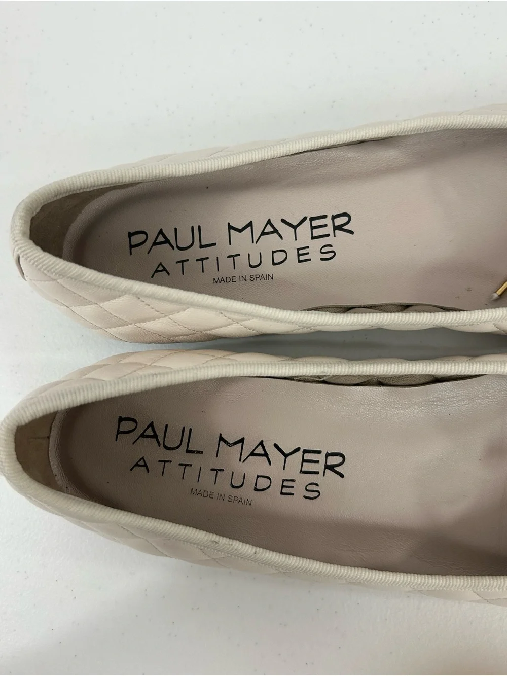 Paul Mayer Attitude Quilted Shoes Size 7.5